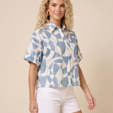 Coastal Mosaic Top