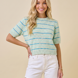 Coastal Stripe Knit Top