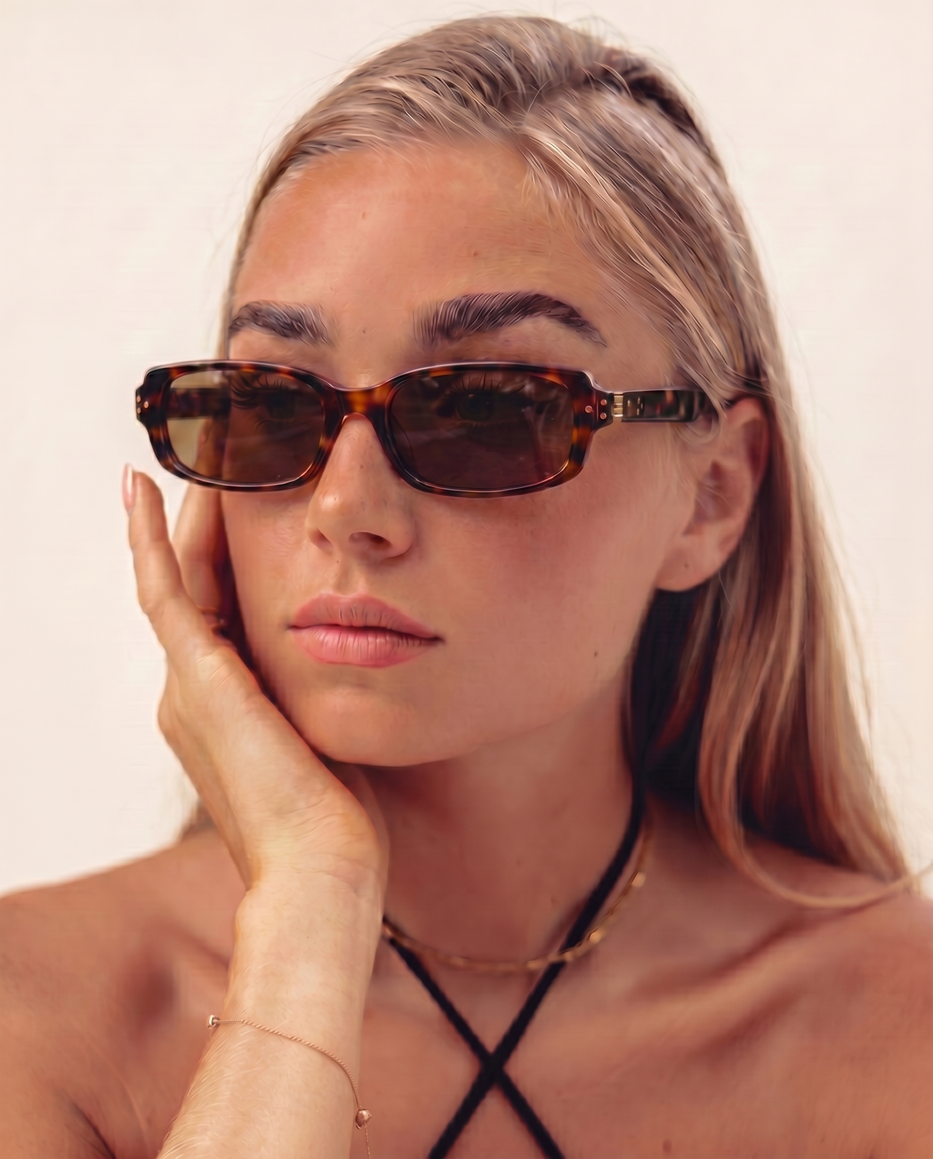 Coastline Rectangle Sunglasses (detail view 7)