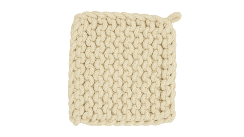 Cream Crochet Pot Holder