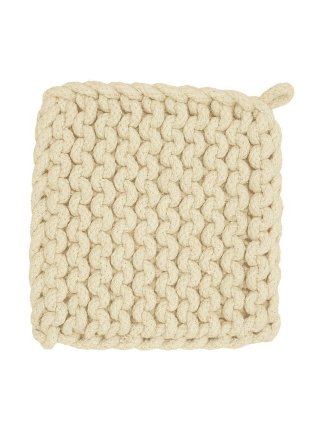 Cream Crochet Pot Holder