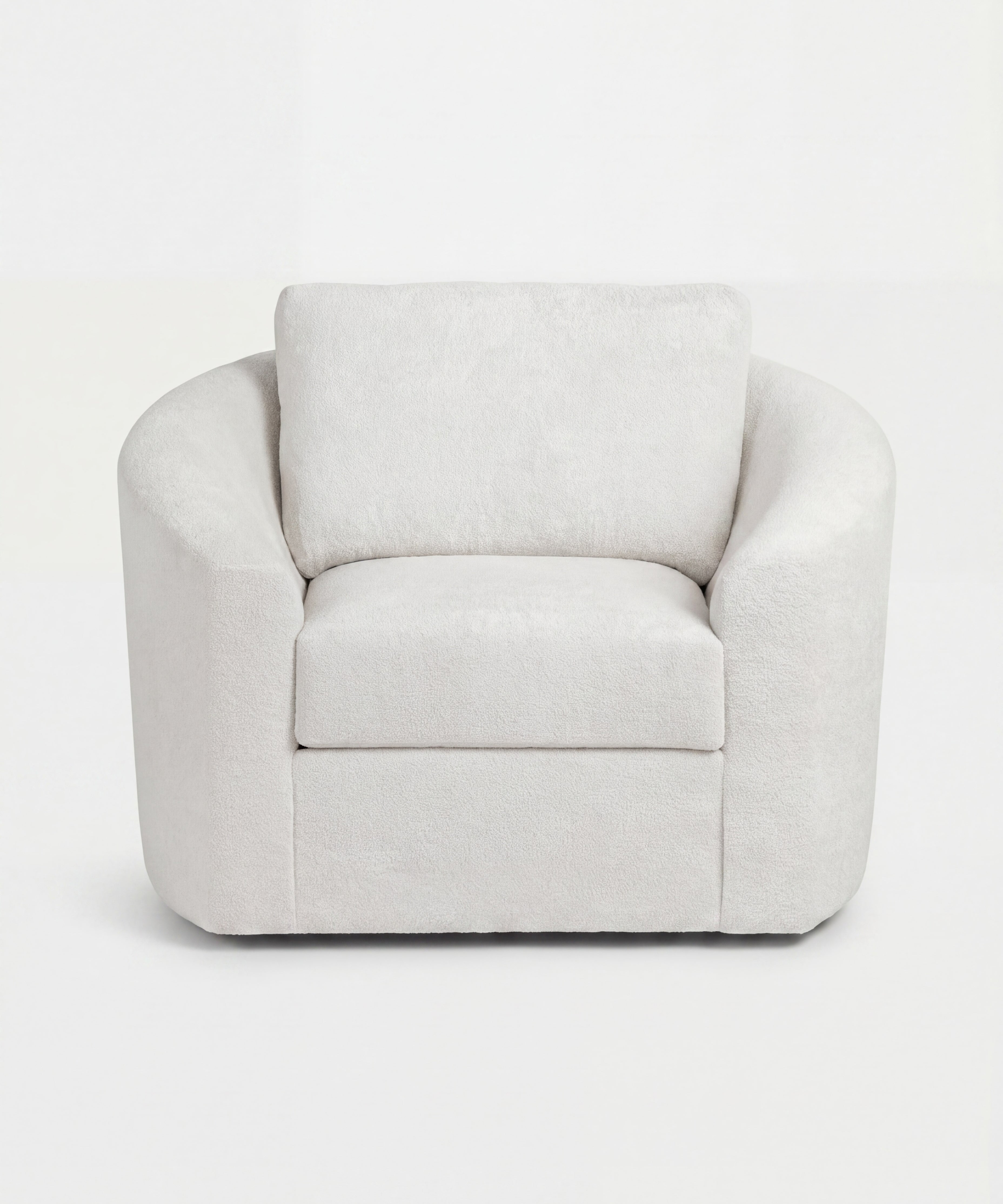 The Cricket Upholstered Barrel Chair (detail view 2)