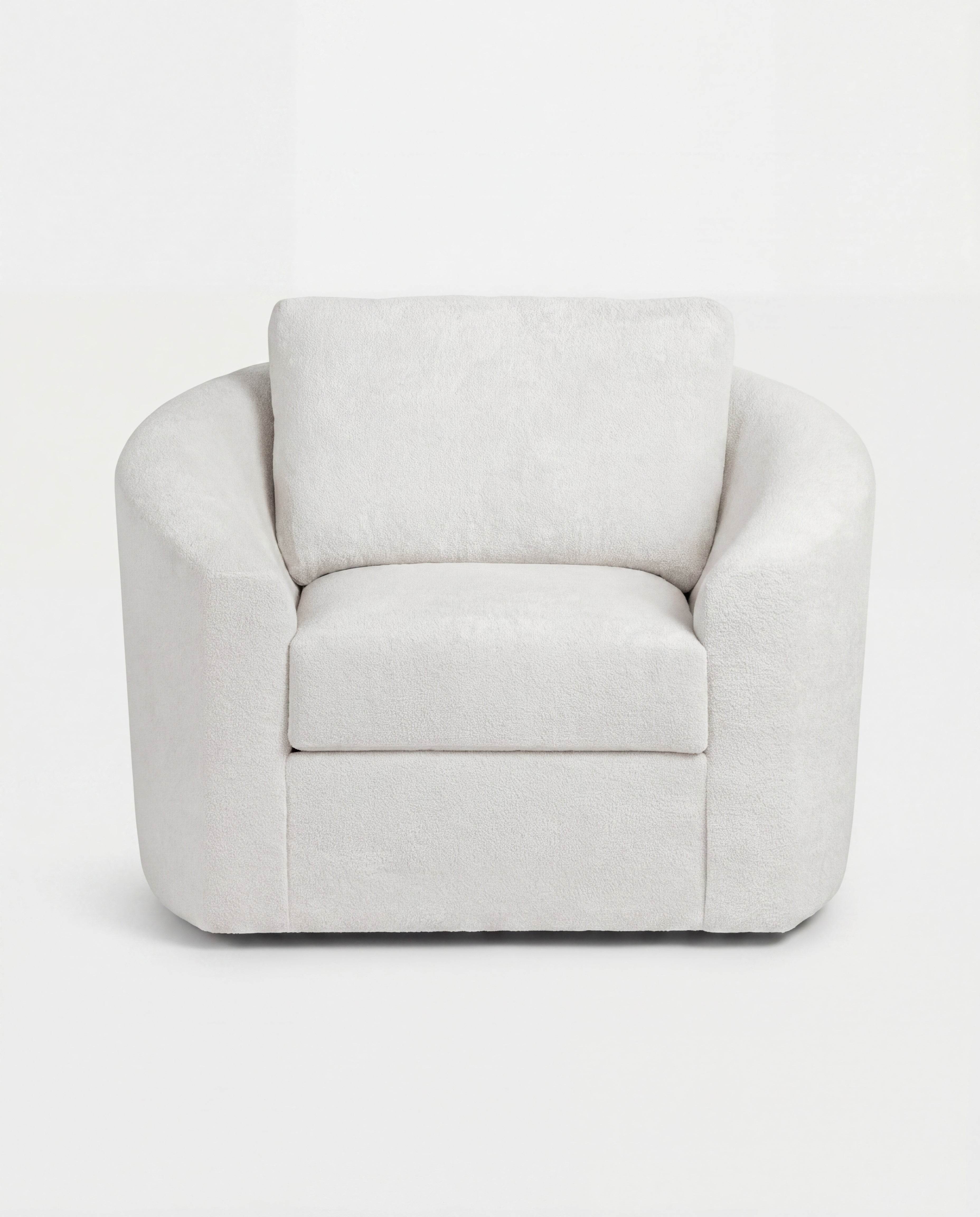 The Cricket Upholstered Barrel Chair (detail view 2)