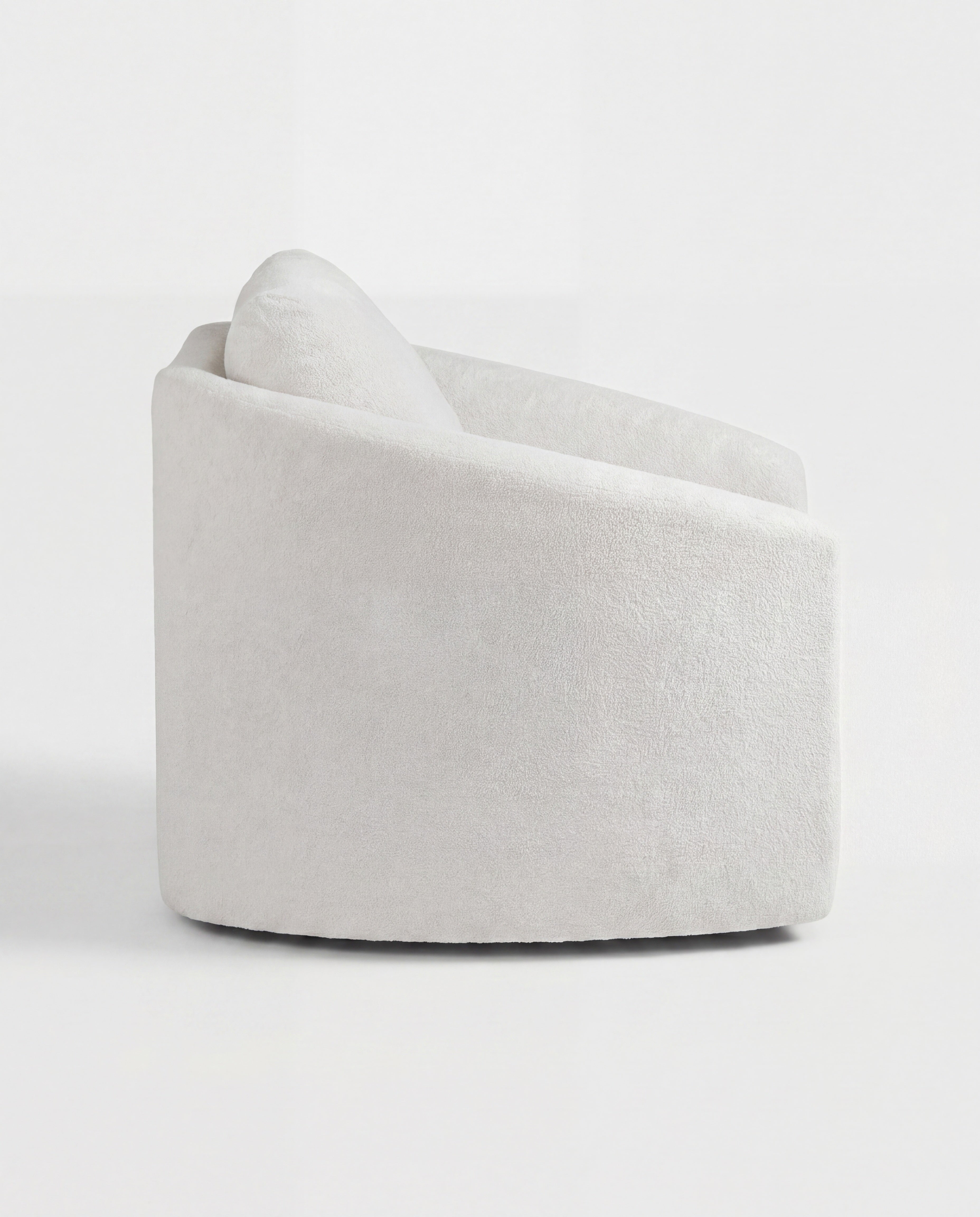 The Cricket Upholstered Barrel Chair (detail view 3)