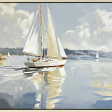 Cutting the Calm Framed Wall Art