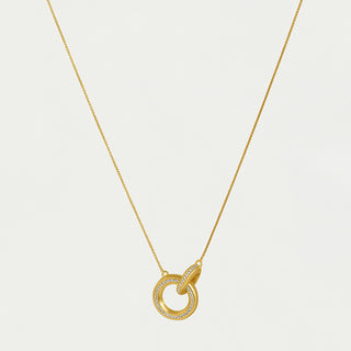 Colette Hoop Pendant Necklace