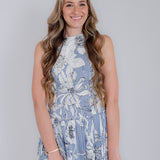 The Harborview Printed Midi Dress