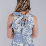 The Harborview Printed Midi Dress