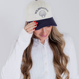 PREORDER: Wilmington NC Navy & Khaki Shell Baseball Hat — Ships Late June/Early July