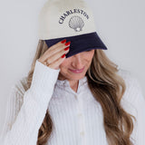 PREORDER: Charleston SC Navy & Khaki Shell Baseball Hat —  Ships Late June/Early July