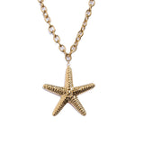 Waterproof Chunky Chain Starfish Necklace – Gold-Plated, Tarnish-Free & Hypoallergenic