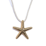 Waterproof Rope Starfish Necklace – Gold-Plated, Tarnish-Free & Hypoallergenic