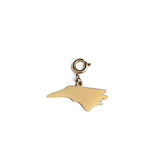 Waterproof North Carolina Charm – Gold-Plated, Tarnish-Free & Hypoallergenic