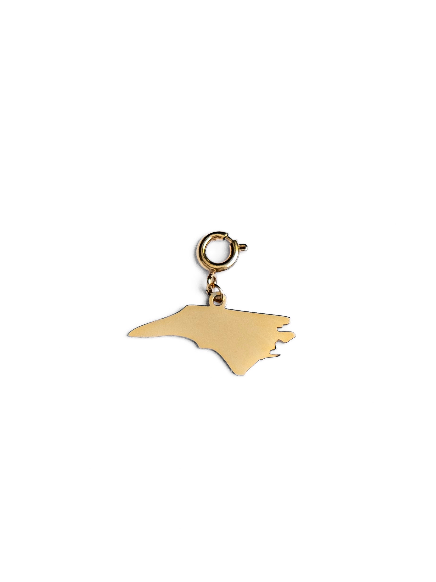 Waterproof North Carolina Charm – Gold-Plated, Tarnish-Free & Hypoallergenic