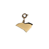 Waterproof South Carolina Charm – Gold-Plated, Tarnish-Free & Hypoallergenic