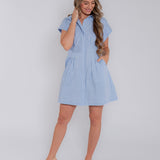The Skyline Stripe Button Down Mini Dress