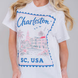 The Charleston Harbor Stamp Tee (detail view 2)