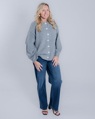 Oversized Long Sleeve Knit Cardigan