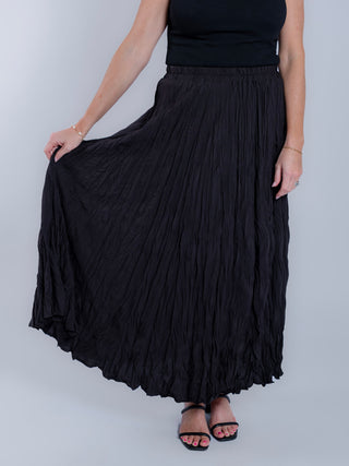 Textured Maxi Skirt