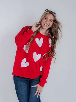 All My Heart Sparkle Sweatshirt