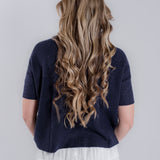 Knit 3/4 Sleeve Button Down Cardigan