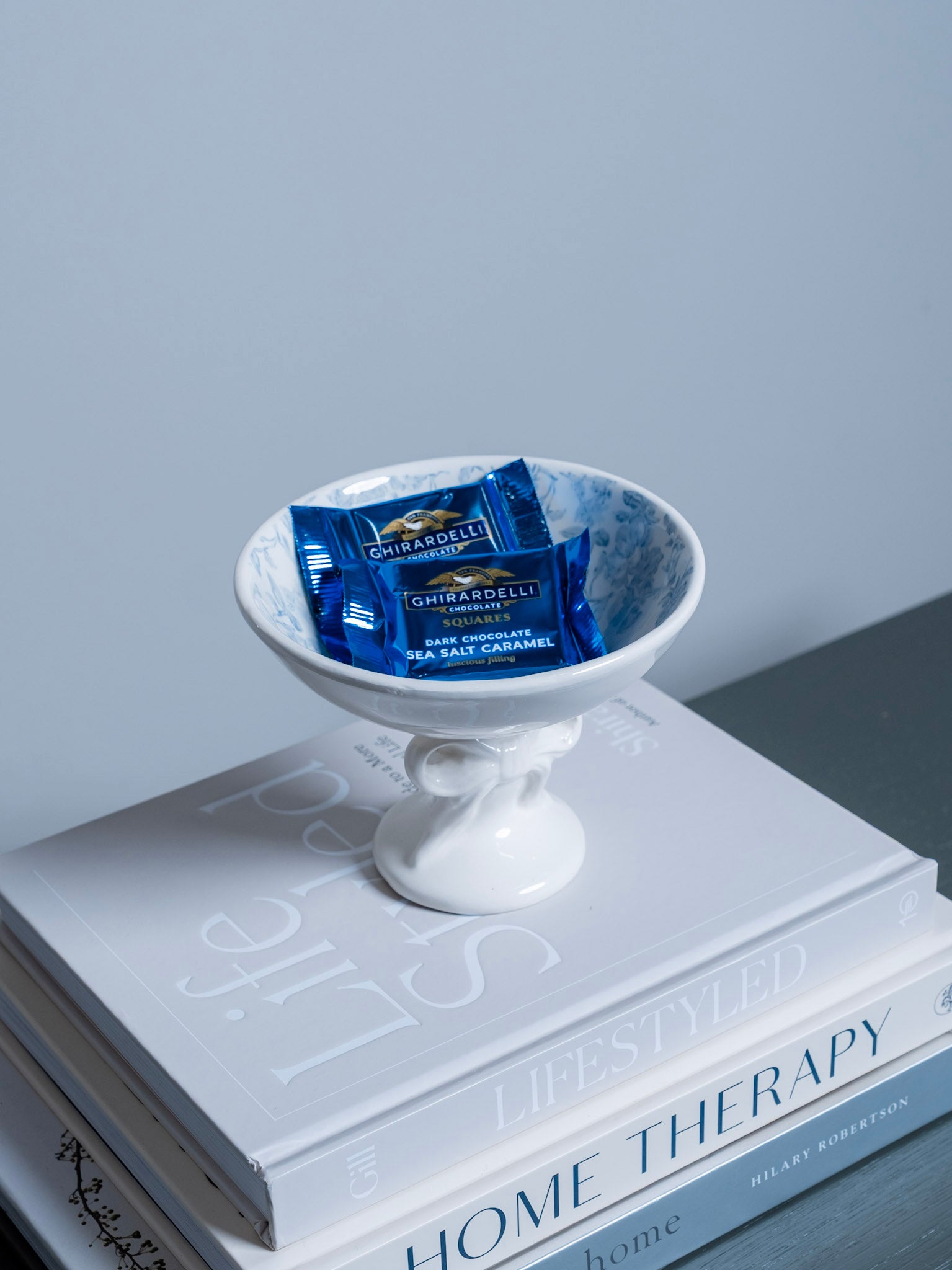 Toile Bow Candy Dish