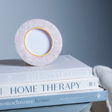 Pink Resin Round Frame