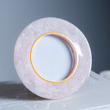 Pink Resin Round Frame (detail view 2)