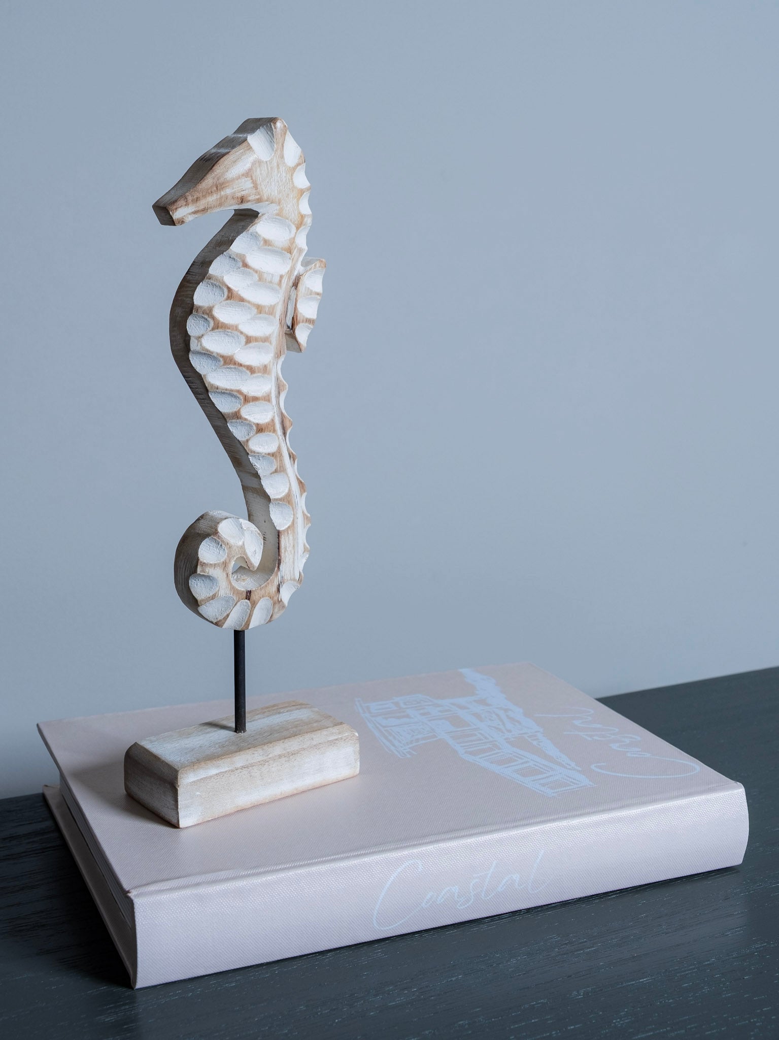 Wooden Seahorse Stand (detail view 2)