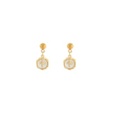 Cross Charm Earrings