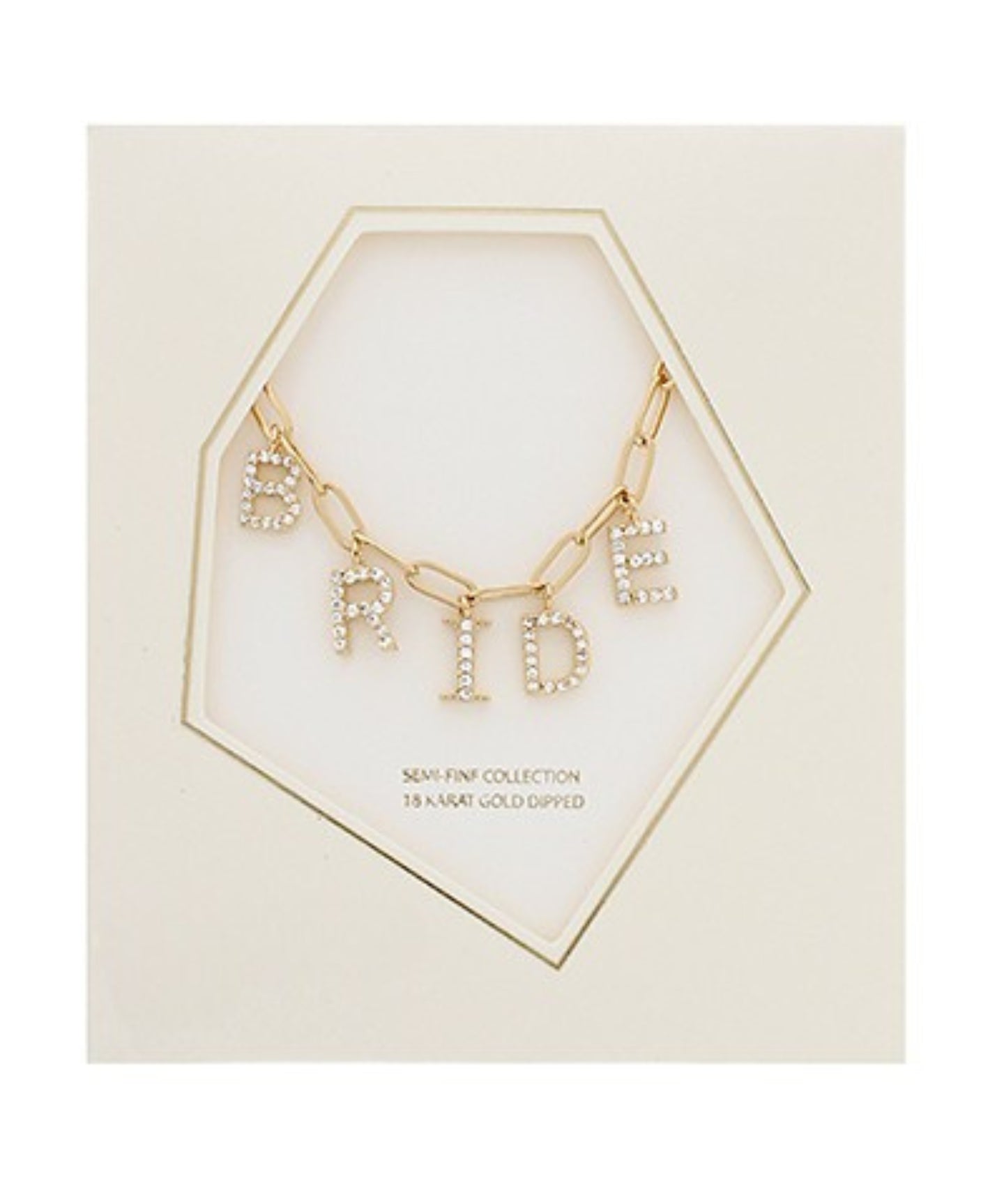 BRIDE Letter Necklace
