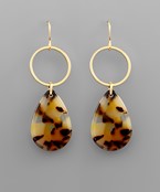 Acetate Teardrop Earrings