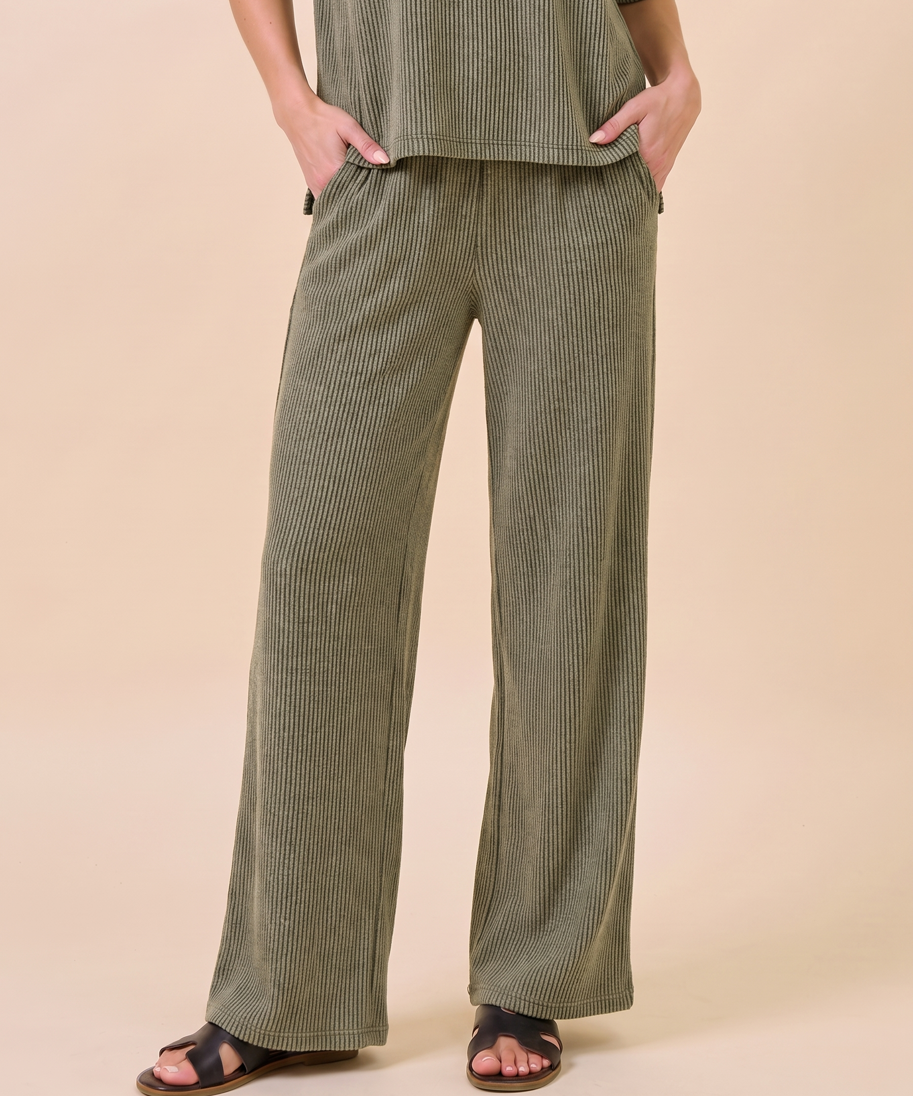 Easy Living Ribbed Pants