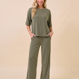 Easy Living Ribbed Pants