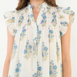 Elodie Floral Flutter Top