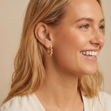 My Sister's Cottage | Waterproof | Embellished Hoop Earrings (detail view 3)