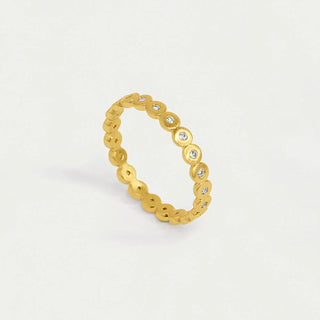 Petite Pave Simple Stacking Ring