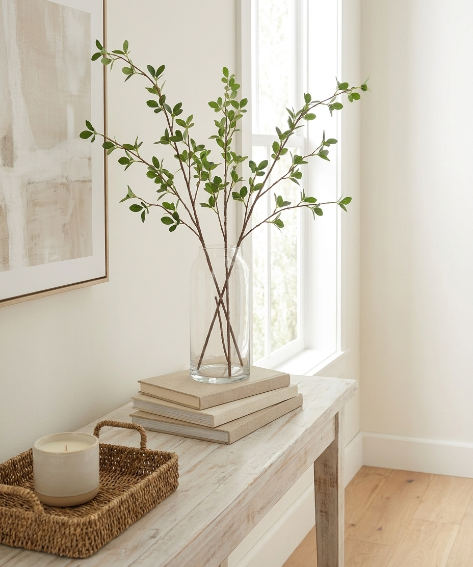 Faux Greenery Branch Stem