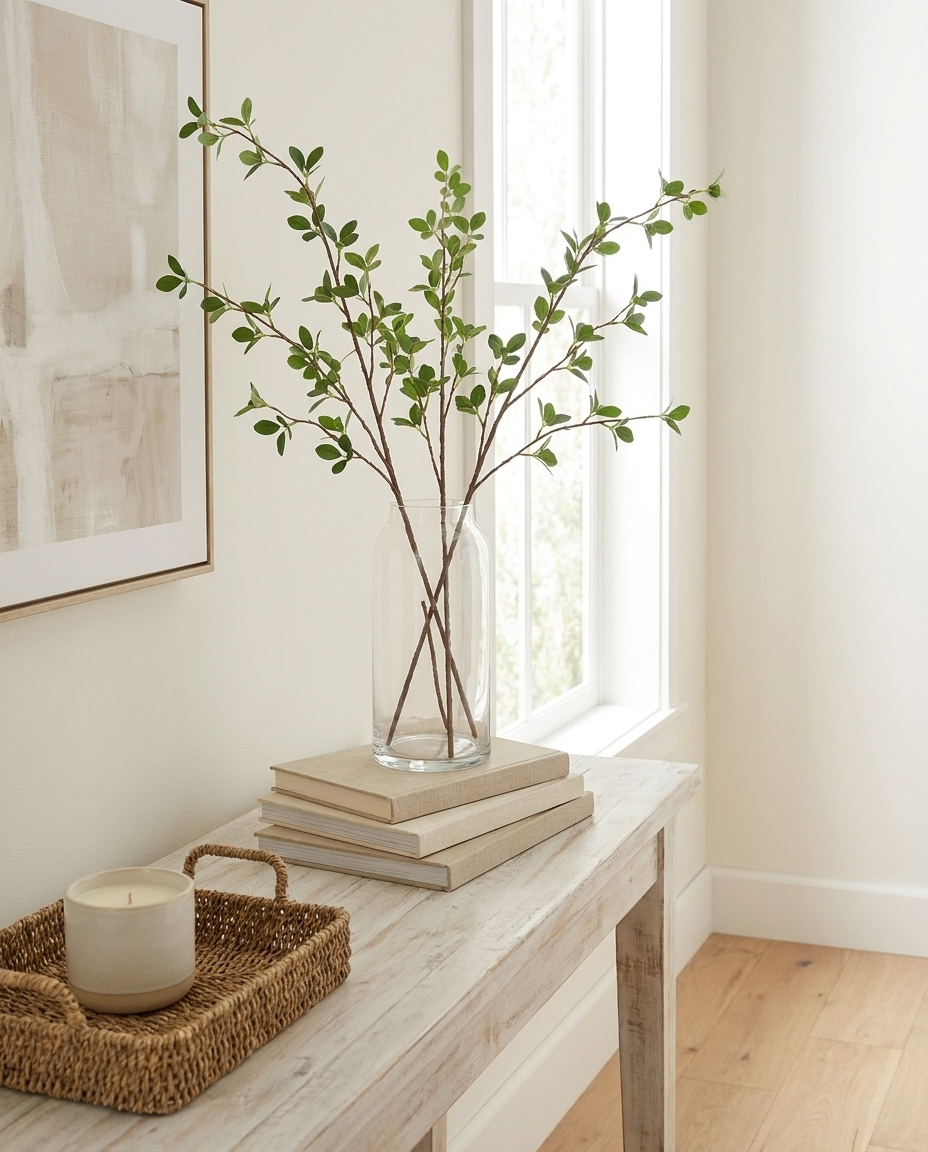 Faux Greenery Branch Stem