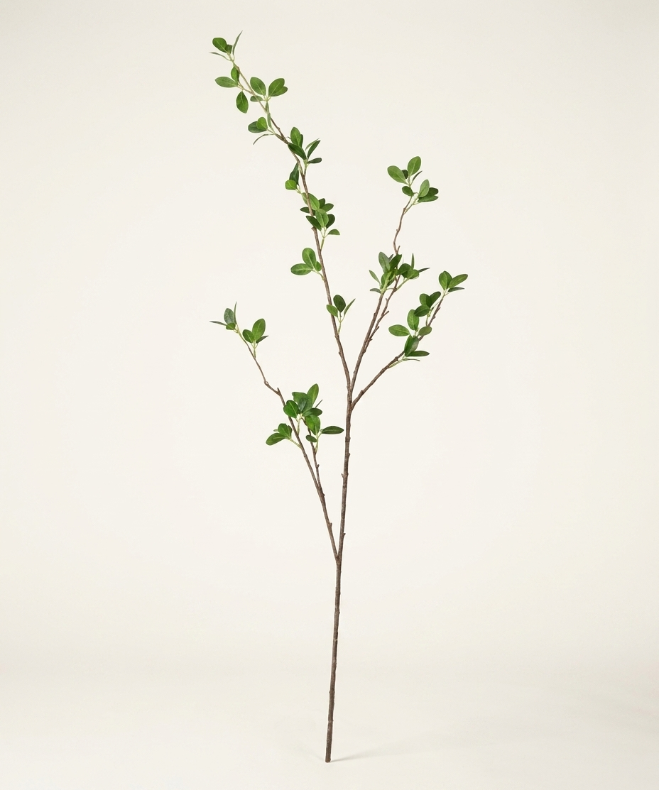 Faux Greenery Branch Stem (detail view 2)
