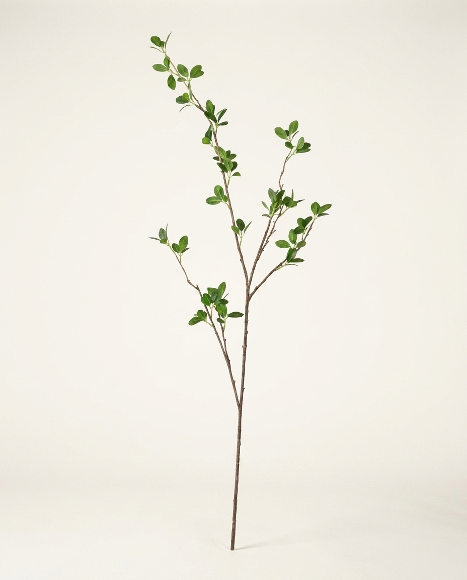 Faux Greenery Branch Stem (detail view 2)