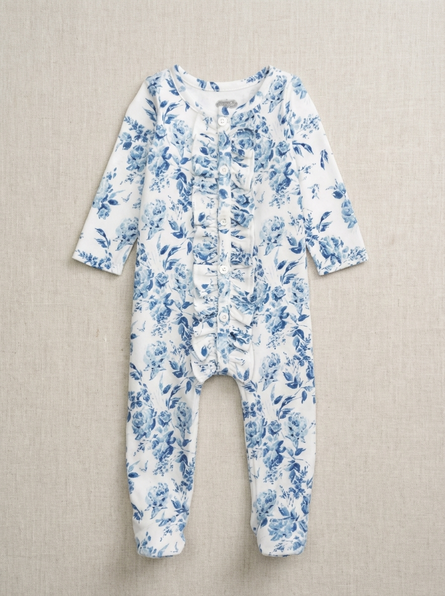 Floral Ruffle Sleeper (detail view 3)