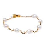 My Sister's Cottage | Waterproof | Freshwater Cultured Pearl Dainty Bracelet (detail view 3)