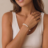 My Sister's Cottage | Waterproof | Freshwater Cultured Pearl & Chain Bracelet (detail view 3)