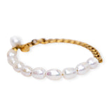 My Sister's Cottage | Waterproof | Freshwater Cultured Pearl & Chain Bracelet (detail view 4)