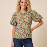 Garden Muse Puff Sleeve Top