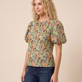 Garden Muse Puff Sleeve Top