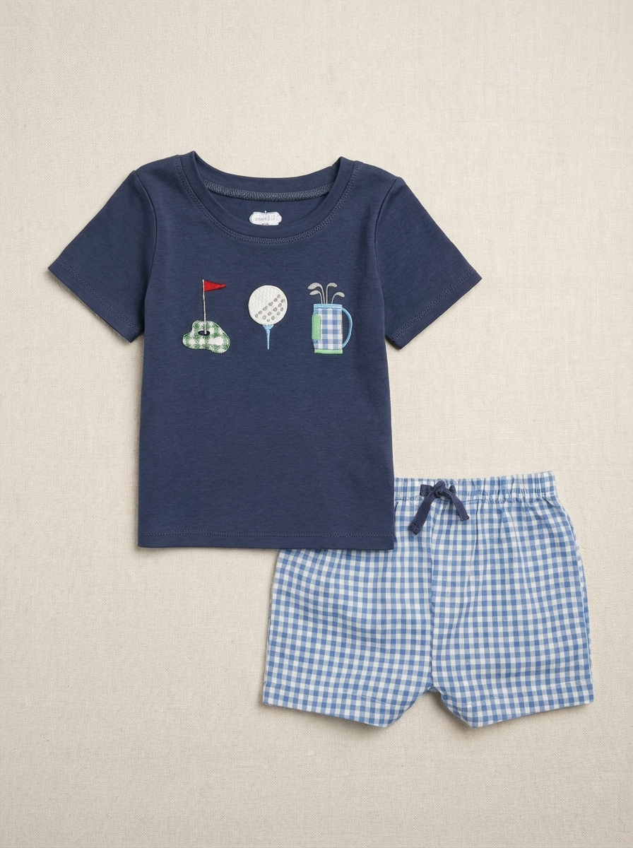 Gingham Golf Outfit Set (detail view 2)