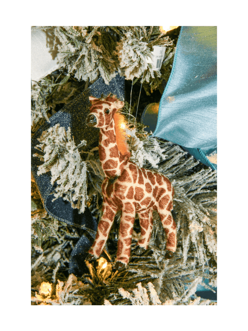 Giraffe Safari Animal Ornament