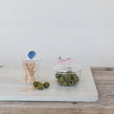 Glass Toothpick Holder